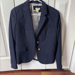 EUC J.Crew Factory Navy Blue Boyfriend blazer. 6